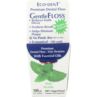 Eco-Dent Premium Gentle Floss with Essential Oils - An Eco-Friendly Choice for Your Smile.