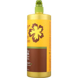 Alba Botanica Drink It Up Coconut Milk Shampoo bottle with coconut and flower accents on a white background.